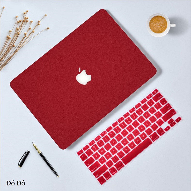 COMBO Ốp + Phủ phím cho Macbook cùng màu (Tặng Kèm Nút Chống Bụi + Bộ kẹp chống gãy sạc) | BigBuy360 - bigbuy360.vn