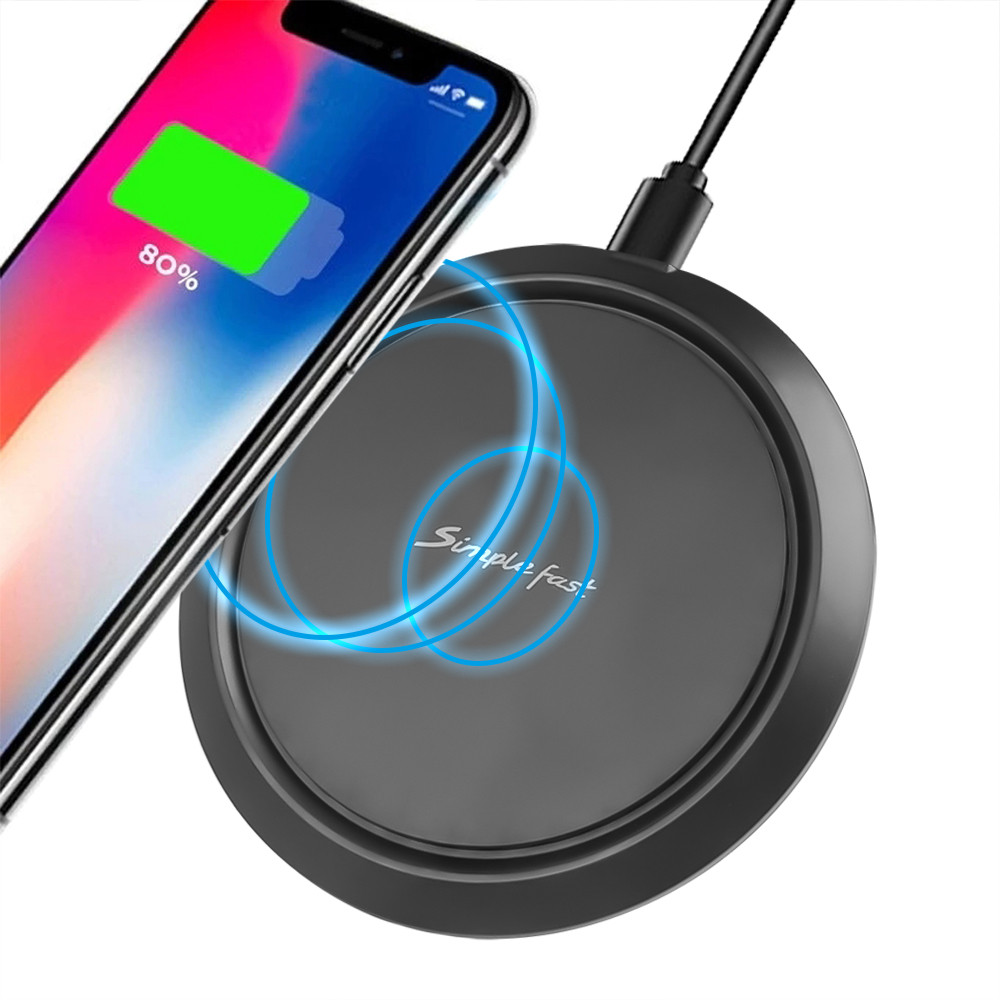 Đế Sạc Nhanh Không Dây 10w Cho Iphone 8 X Xs Max