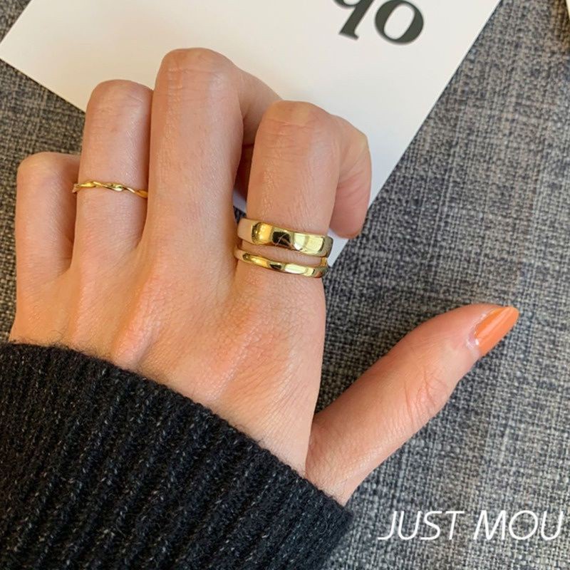 Nhẫn đeo tay phong cách retro sang trọng thời trang