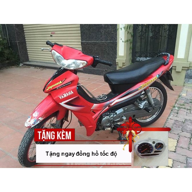 Bộ dàn áo xe Jupiter V màu Đỏ - phanh CƠ, nhựa ABS nguyên sinh cáo cấp - Tặng ngay đồng hồ đo tốc độ