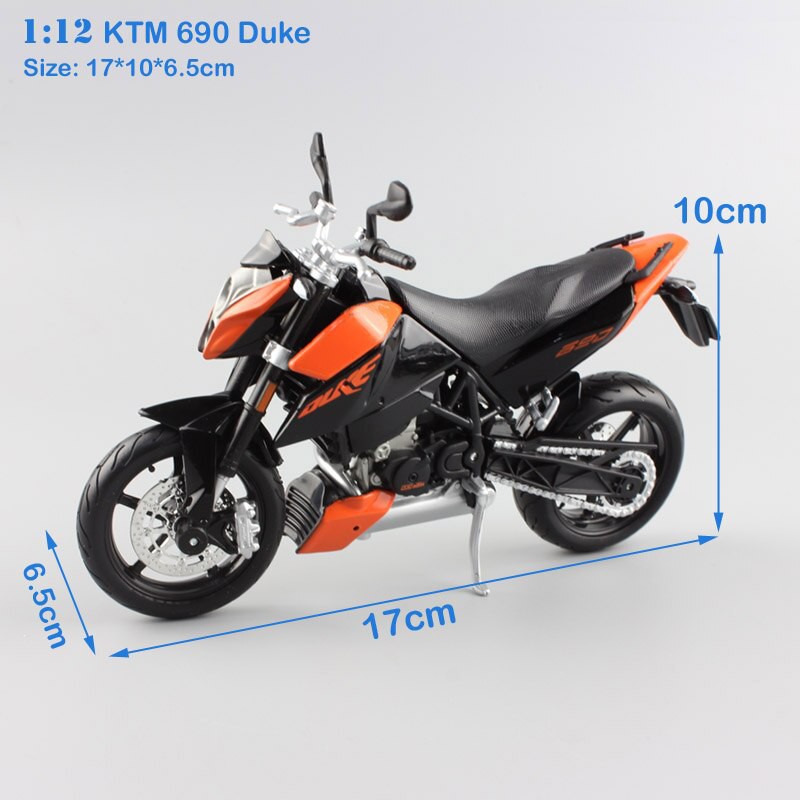 XE MÔ HÌNH MOTO Siêu xe KTM 690 DUKE - MAISTO tỷ lệ 1:12