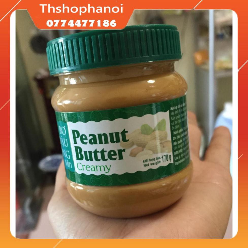 Bơ Đậu phộng mịn lọ 170g