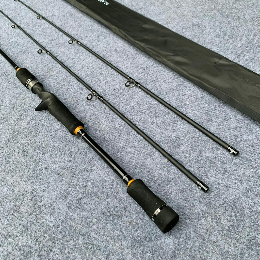 Combo cần lure ngang giá rẻ Penn Squadron máy cemreo tiếng drak lick kèm dây dù pe 7 màu