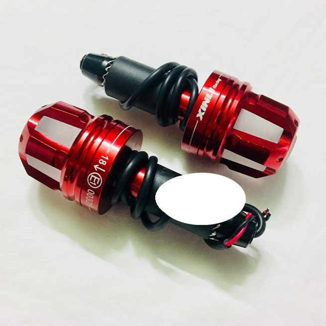 Gù tay lái đèn Led 5 cạnh gắn các loại xe máy,moto,pkl