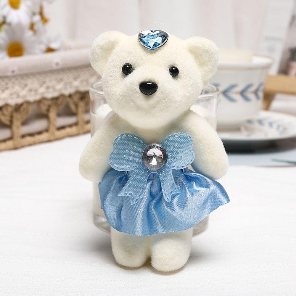 ANEMONE Gấu Teddy Nhồi Bông 12CM Mềm Mại Xinh Xắn