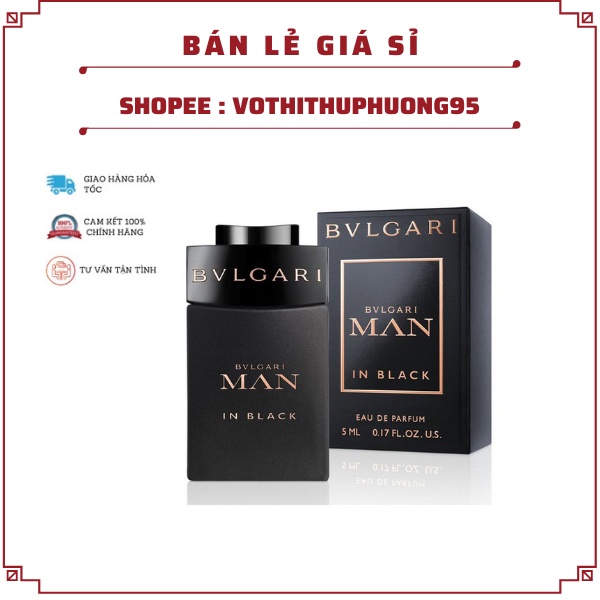 Nước hoa nam BVLGARI Man In Black EDP
