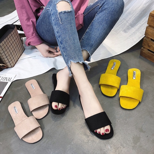 Dép Bird Shoes Da Lộn