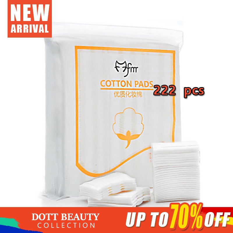 [Hàng mới về] Túi 222 tờ khăn bông tẩy trang dày 3 lớp | BigBuy360 - bigbuy360.vn