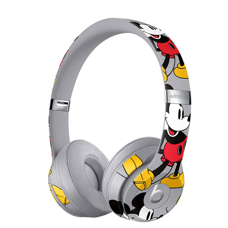 Beats Solo3 Bluetooth Headphone -Pig Year Bear and Mickey's 90th Anniversary Edition