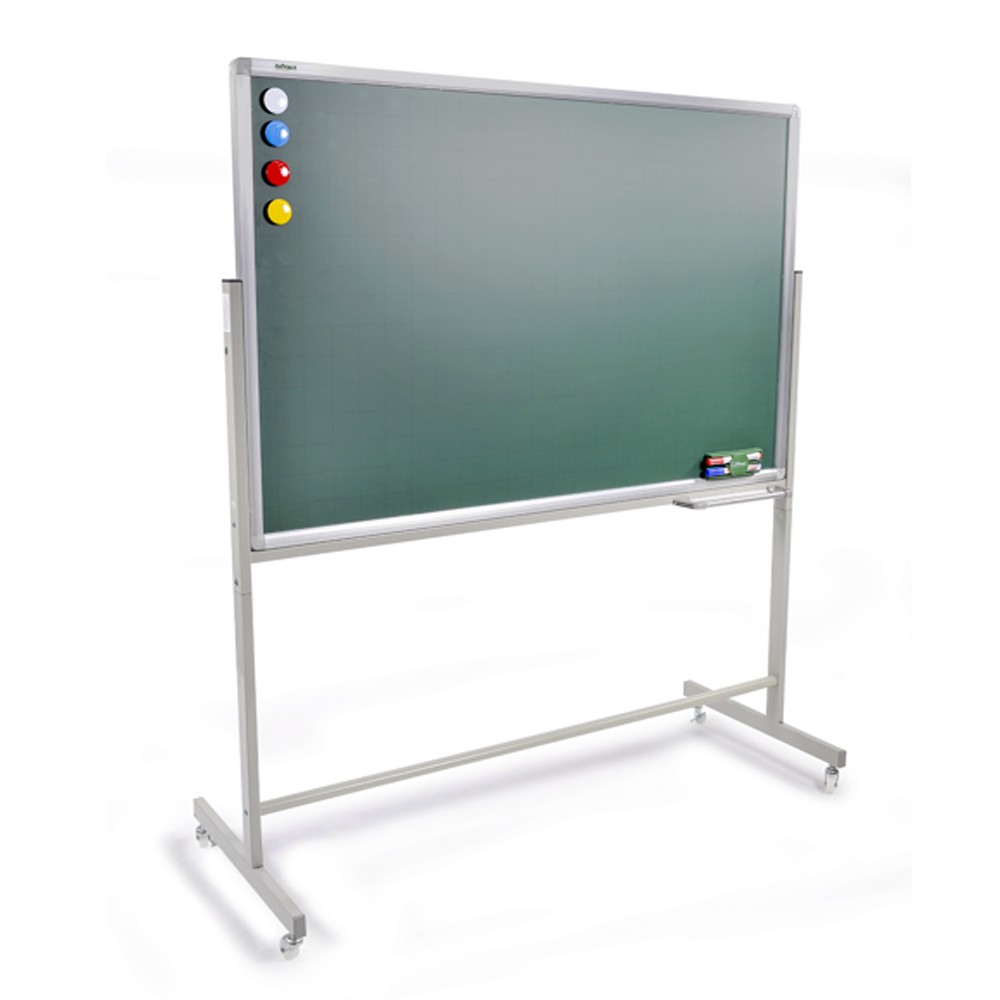 Bảng di động 1 mặt từ xanh 80 x 120cm - Viết phấn