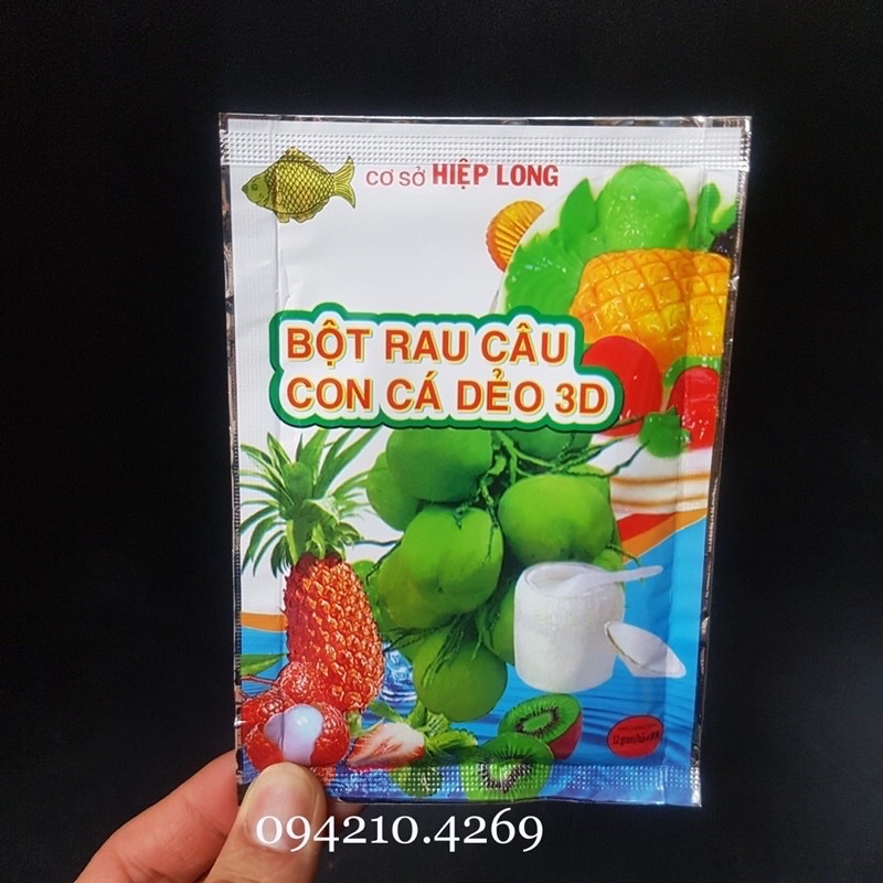 |NGON- RẺ- TIỆN| Bột Rau Câu CON CÁ DẺO gói 12g LÀM THẠCH NGON DẺO- Tổng kho nguyên liệu
