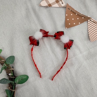 Cài/bờm tóc noel cho bé yêu