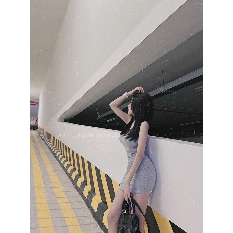 Đầm body 2 dây trơn nữ nhiêu màu ( len tăm ) - Carotshop | BigBuy360 - bigbuy360.vn