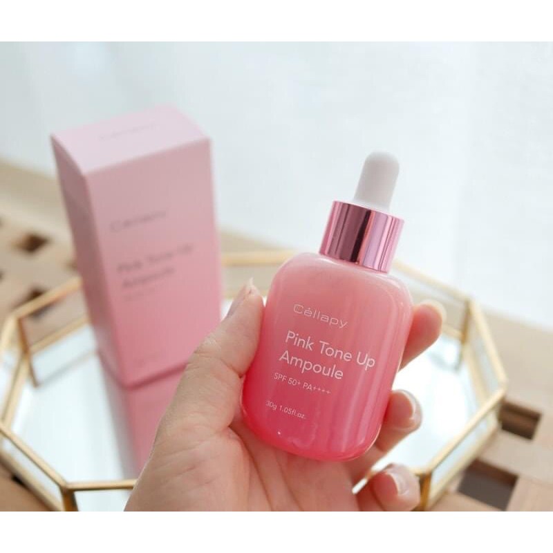 [HÀNG CHUẨN AUTH] Tinh Chất Dưỡng Trắng, Chống Nắng, Căng Bóng Nâng Tông Da Cellapy Pink Tone Up Ampoule