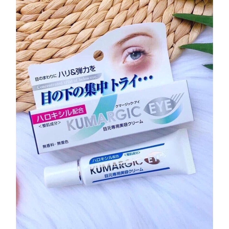 Kem xóa quầng thâm mắt Cream Kumargic Eye Nhật Bản giảm bọng mắt thâm mắt quầng mắt chống nhăn chống lão hóa vùng mắt