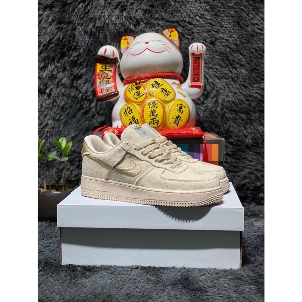 GIÀY AF1 LOW STUSSY FOSSIL CAO CẤP [ FREESHIP + BOX ]
