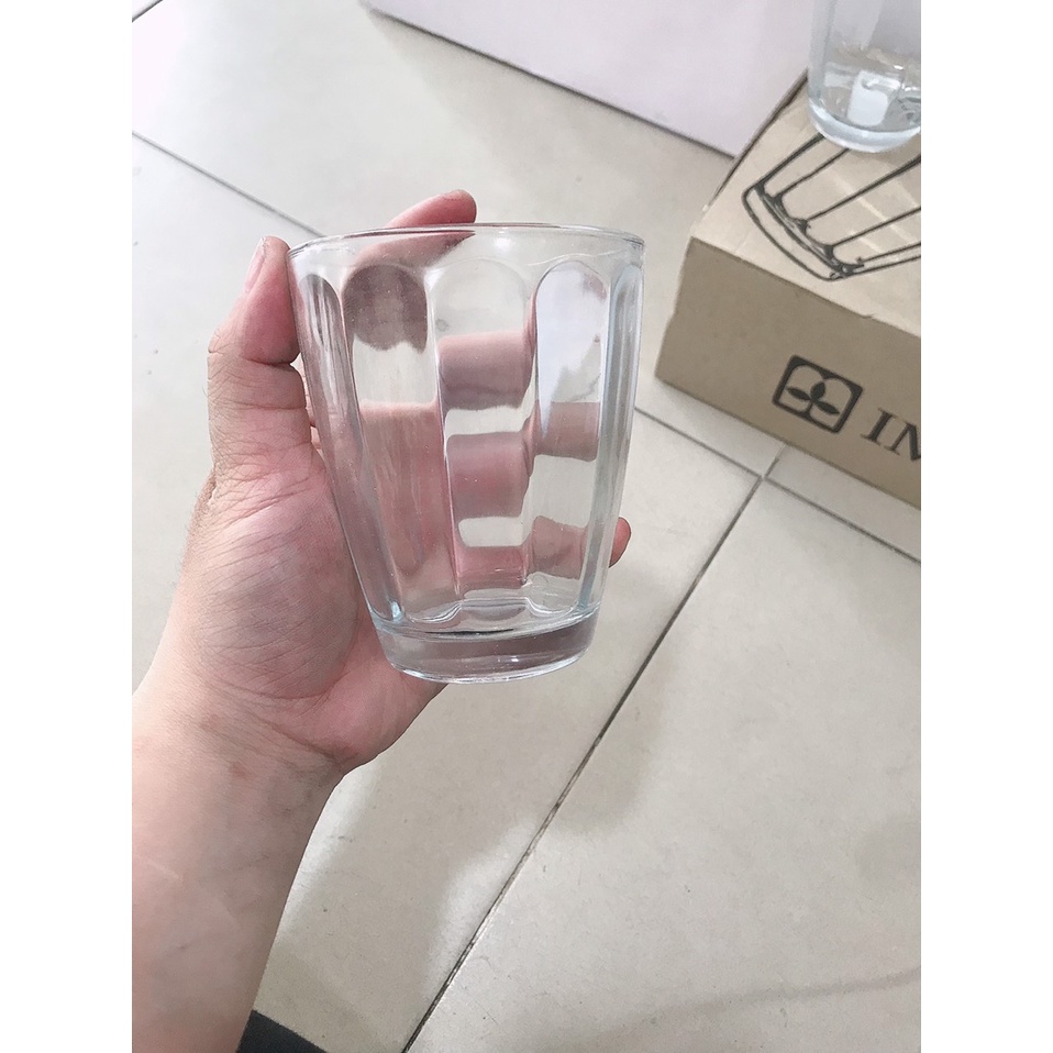 Bộ 6 Ly Thủy Tinh bầu sọc IMG
