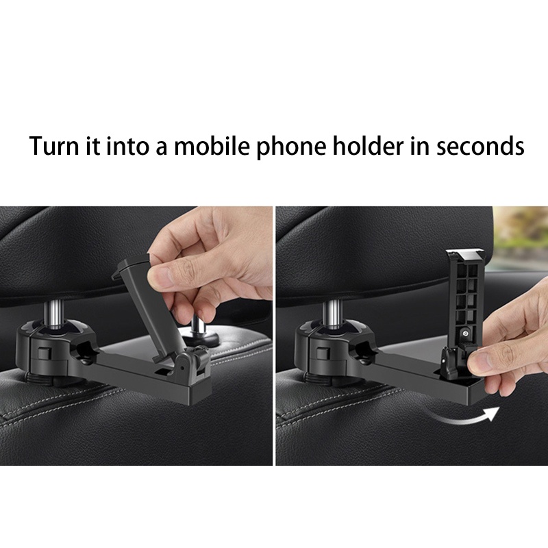Giá Đỡ Điện Thoại Dạng Kẹp Gắn Ghế Ngồi Xe Hơi Tiện Lợi