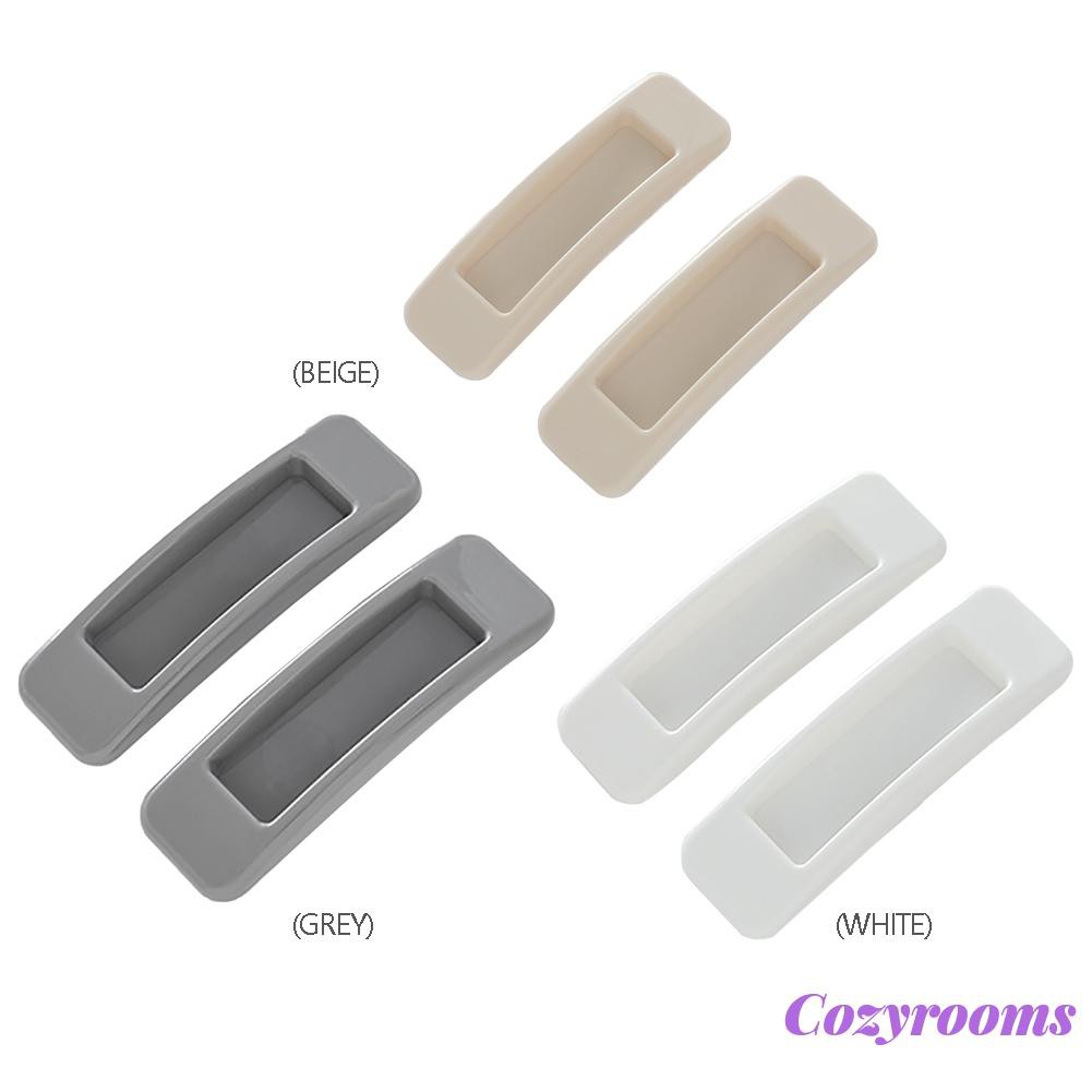 2pcs Self-Adhesive Door Handles Wardrobe Glass Window Handles