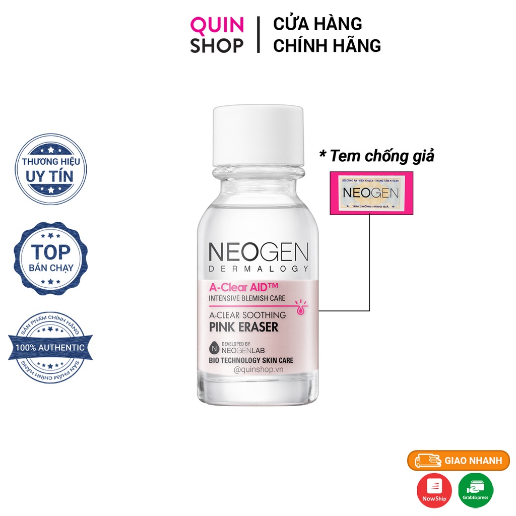 Chấm Mụn Sưng Neogen Dermalogy A-Clear Soothing Pink Eraser