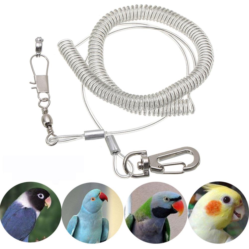 AARON1 Dây Dắt Thú Cưng Đi Dạo Siêu Nhẹ Chống Cắn Tiện Dụng Cho Lovebird / Cockatiel / Macaw