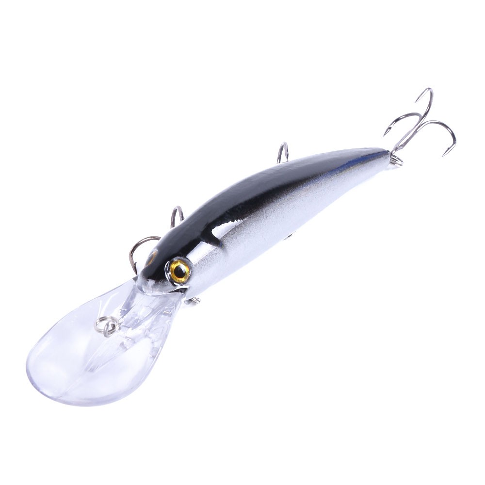 HENGJIA 1PCS Mồi Câu Hình Cá 3d 16.5cm / 21g Chất Lượng Cao