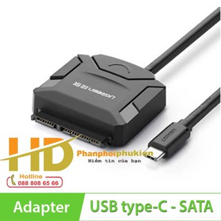 Cáp chuyển usb type c sang sata chính hãng ugreen 40272