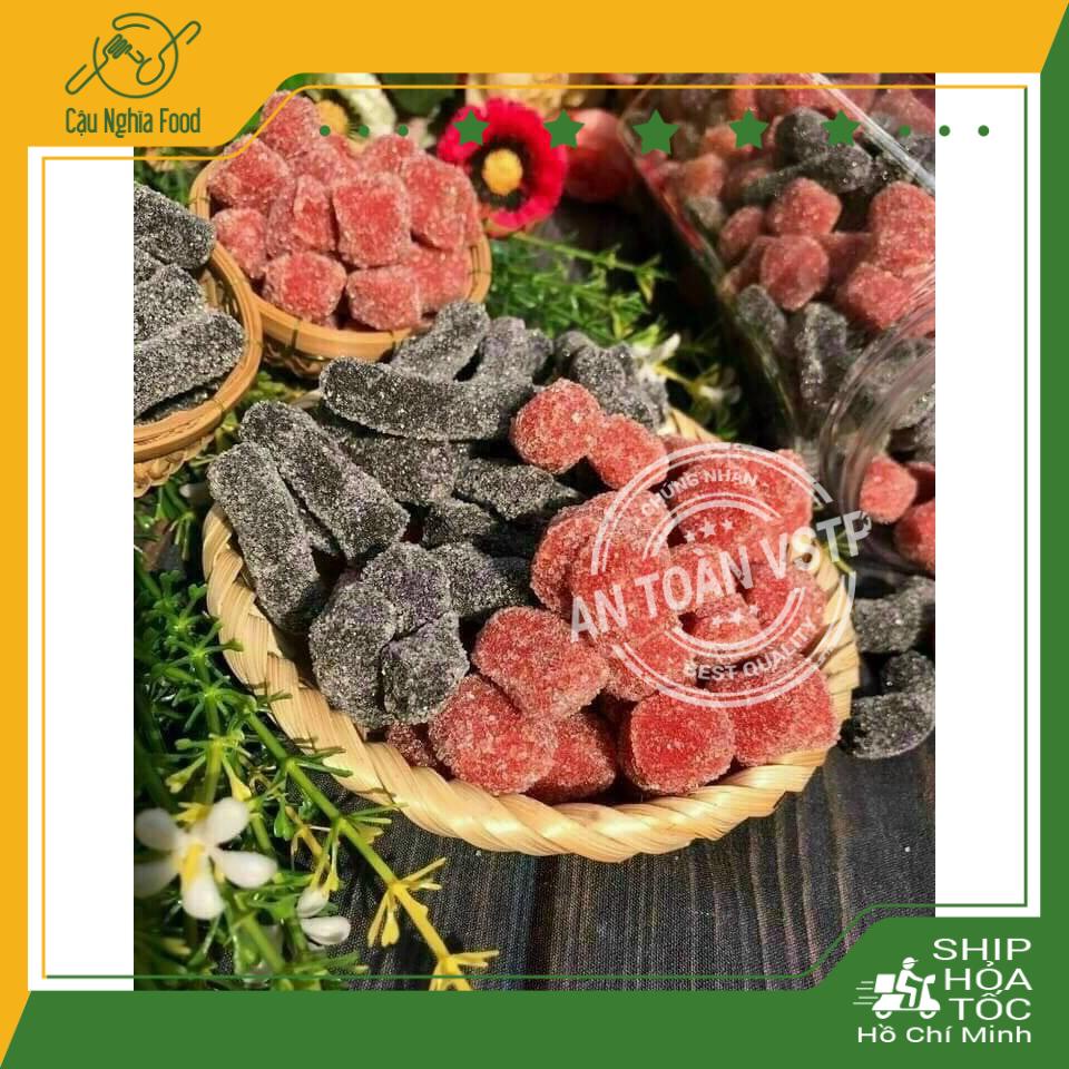 Kẹo Mix dâu tằm / dâu tây / Cam Thảo Loại 1 - Hủ PET 600gram , 400gram ,100gram