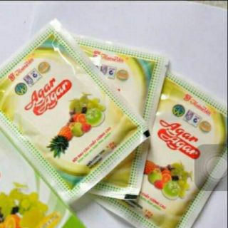 10 gói bột rau câu agar agar 25g
