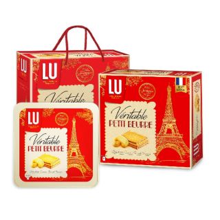 Bánh  quy  LU VÉRITABLE PETIT BEURRE hộp  thiết  600g