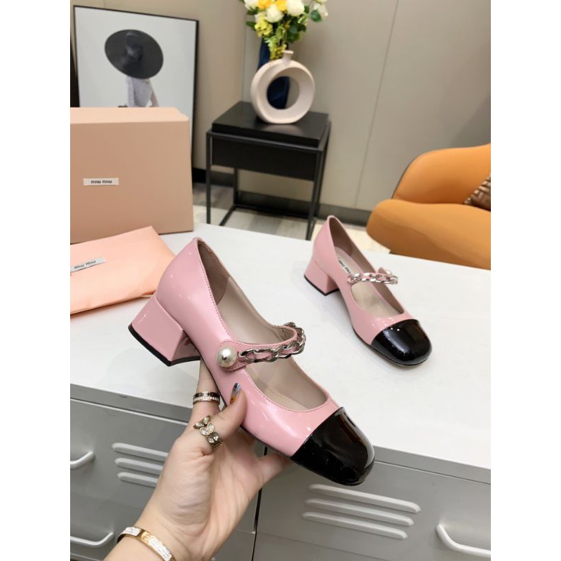 Giày cao gót miumiu mẫu hot nhất 2021 8cm