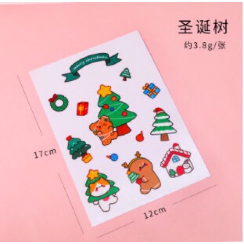 Sticker hoạ tiết giáng sinh