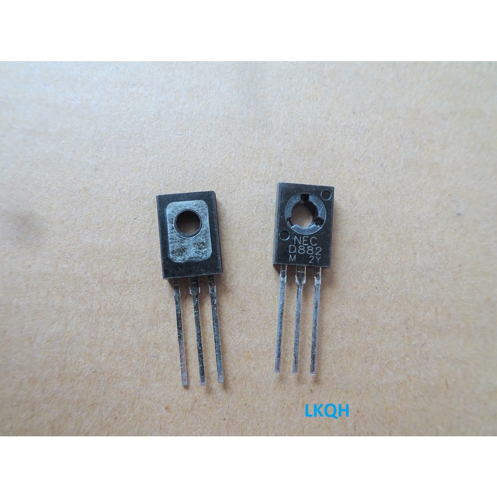 Công tắc điện tử D882 TO-126 30V 3A NPN sò 2SD882 chính hãng