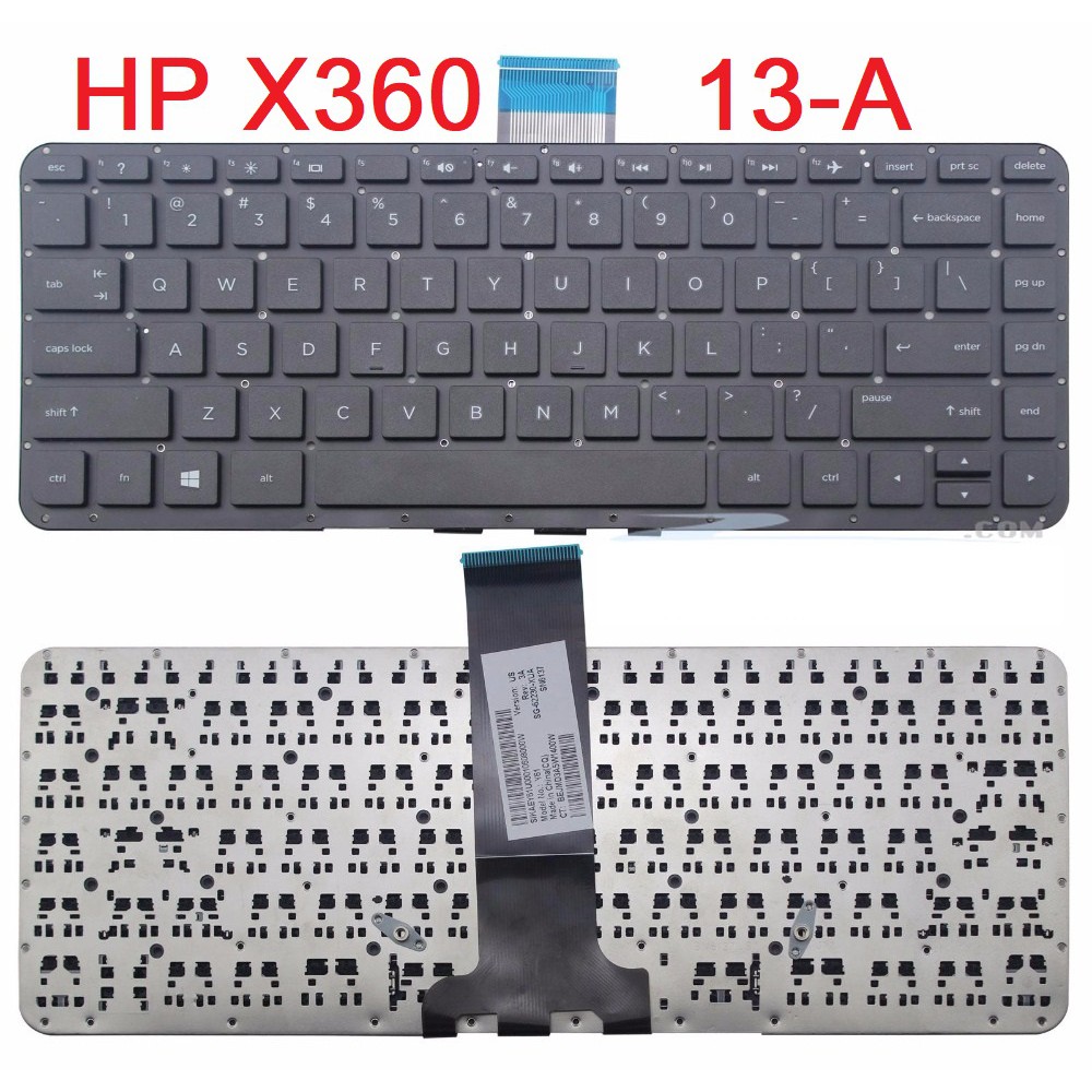 Bàn phím Laptop HP X360-13 HP 13-A, HP 14-U Màu Đen US Layout- Hàng Mới 100% Bảo Hành Toàn Quốc