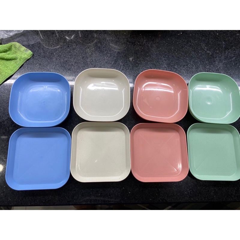 Set 8 đĩa lúa mạch đủ màu nhỏ gọn tiện lợi