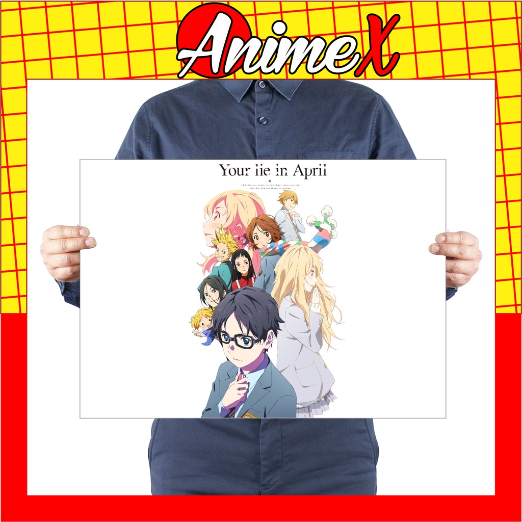 Tấm Poster Áp Phích A3 Anime Your Lie In April - Lời Nói Dối Tháng Tư - Shigatsu Wa Kimi No Uso By AnimeX | BigBuy360 - bigbuy360.vn