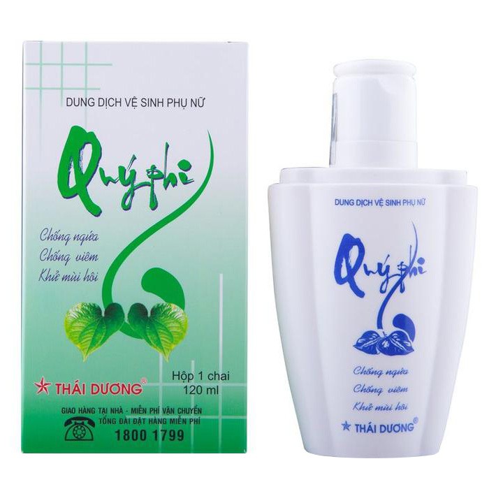 Dung dịch vệ sinh phụ nữ Quý Phi (Chai 120ml)