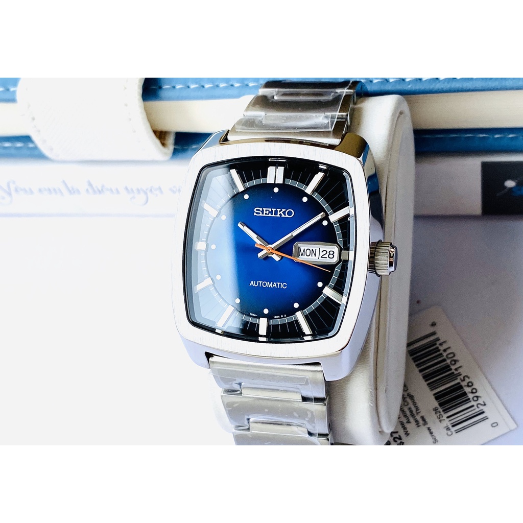 Đồng hồ nam Seiko Automatic SNKP23 Mặt dial màu xanh dương lịch lãm