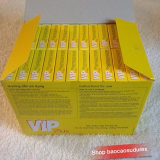 Bao cao su VIP Plus- Chính hãng hộp 144c