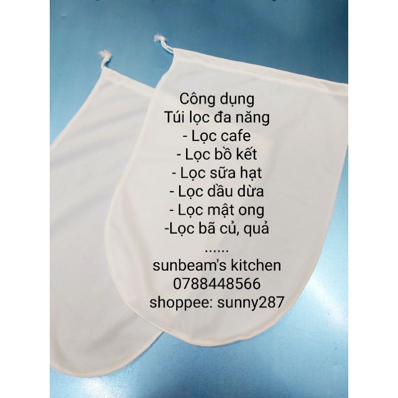 Túi lọc sữa hạt đa năng(24x36)
