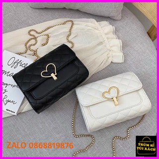 ❤️𝙁𝙍𝙀𝙀𝙎𝙃𝙄𝙋❤️ túi xách nữ - túi đeo chéo khóa trái tim siêu đẹp phong cách trẻ trung