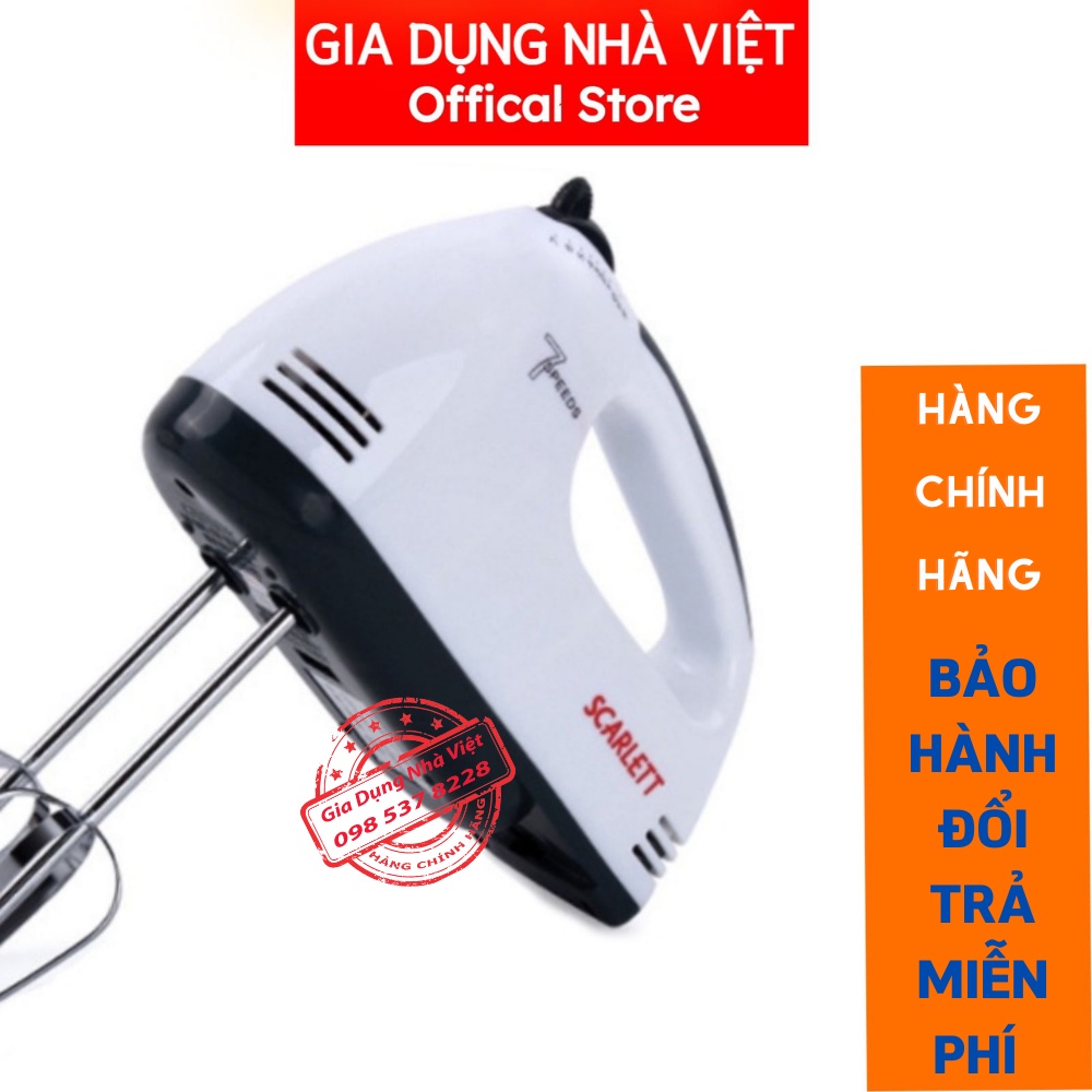 MÁY ĐÁNH TRỨNG CẦM TAY MINI SCARLETT Giá Rẻ Chuyên Đánh Trứng Trộn Bột Làm Bánh Hàng Chính Hãng Bảo Hành 12 Tháng