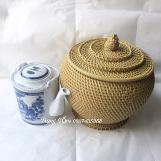 Combo ấm tích và bao ủ giữ nhiệt tốt trần bông Loại 1