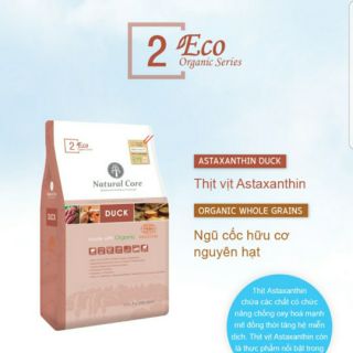 Thức ăn hữu cơ cho chó thịt vịt Natural Core Duck 2kg