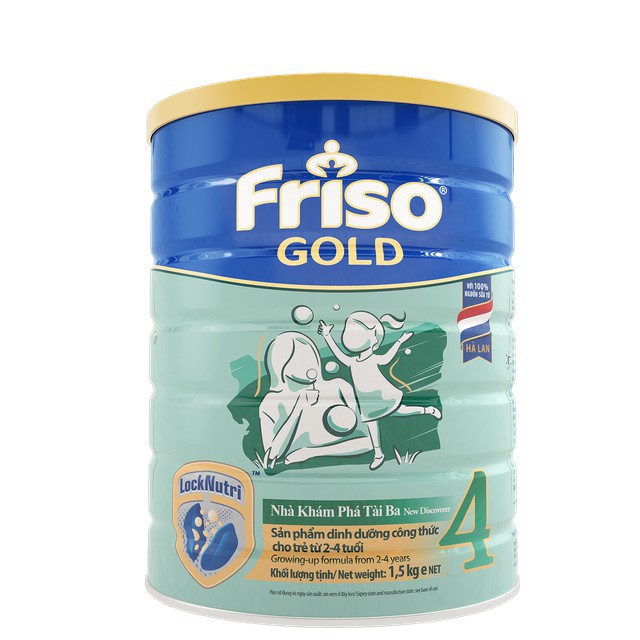 Combo 2 Lon Sữa Bột Friso Gold 4 (1500G/Lon)