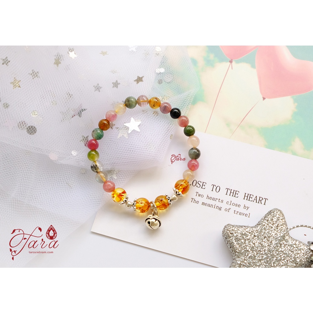 Vòng tay em bé Tara Gems - Vòng đa mệnh mix charm bạc 925