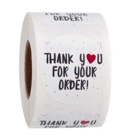 Cuộn Set 500 Sticker Nhãn Dán &quot;Thank You&quot; - MyNa Mart