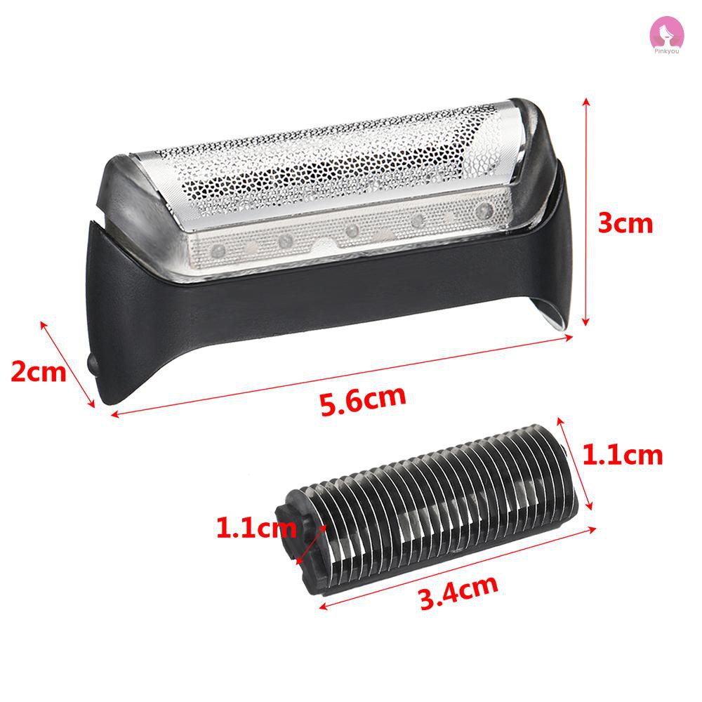 Bộ màng thay thế và đầu lưỡi dao cạo râu dành cho BRAUN 10B 1 190 180 170
