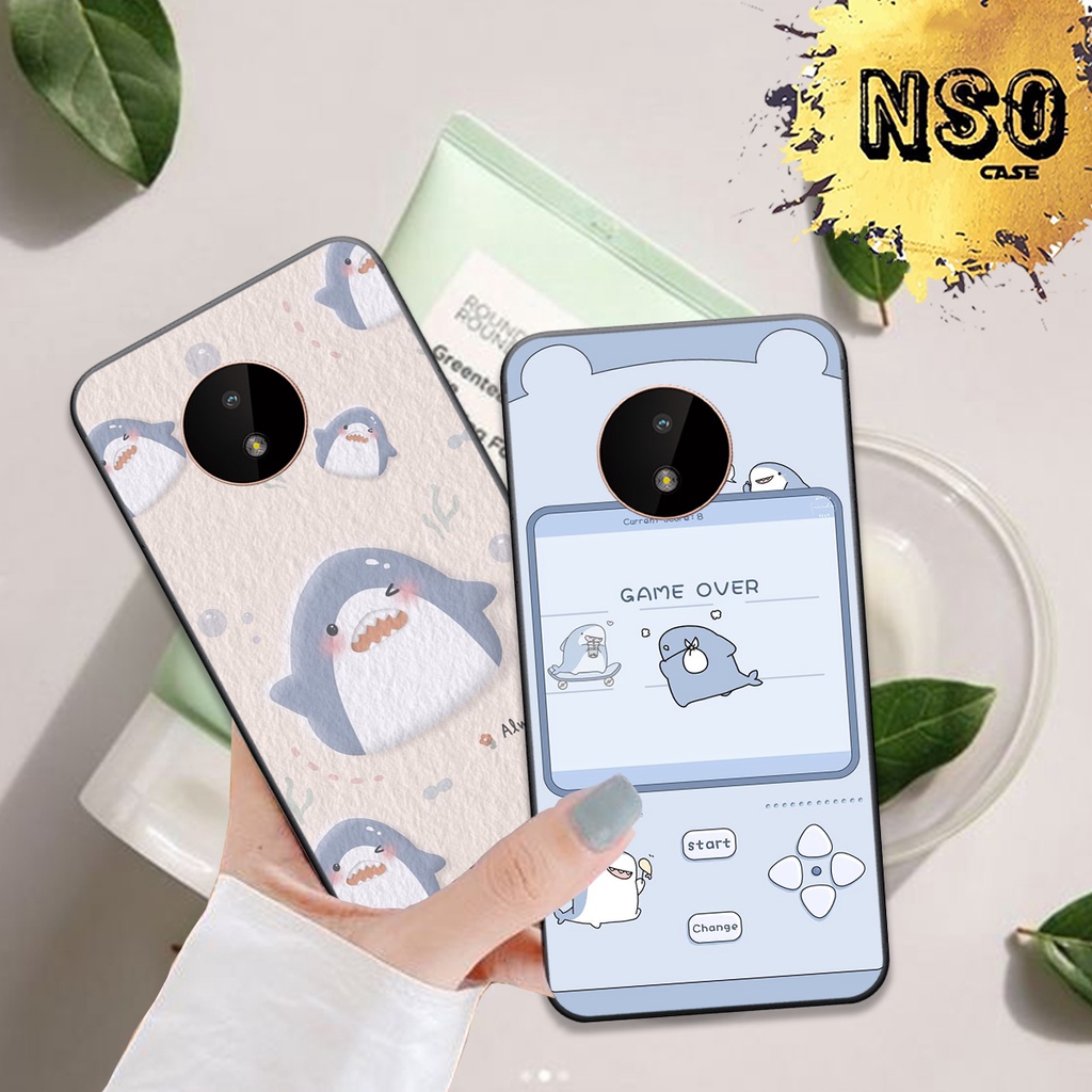 Ốp Nokia c20 in hình họa tiết cá mập shark siêu cute dễ thương đẹp