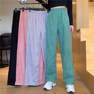 quần bigsize form rộng dài suông phong cách thời trang nữ